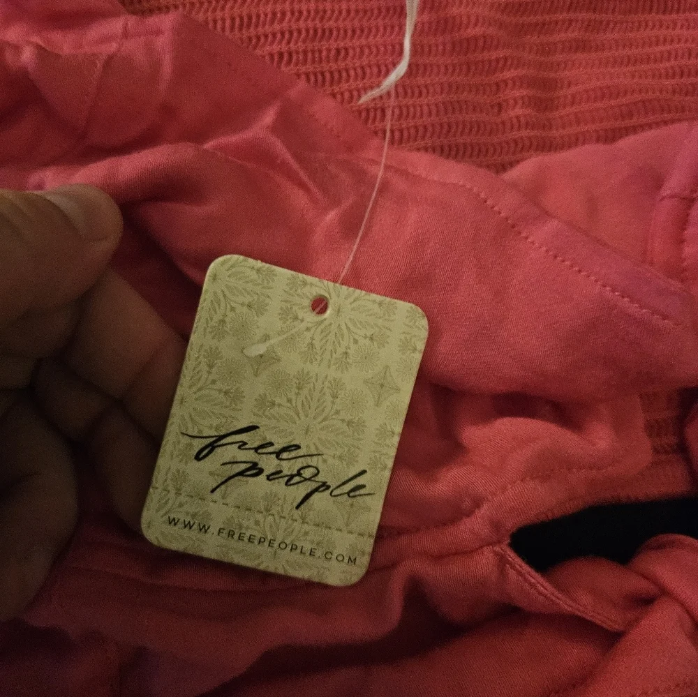 NWT Free People Hot Pink Milla Tank Size M - Picture 6 of 6